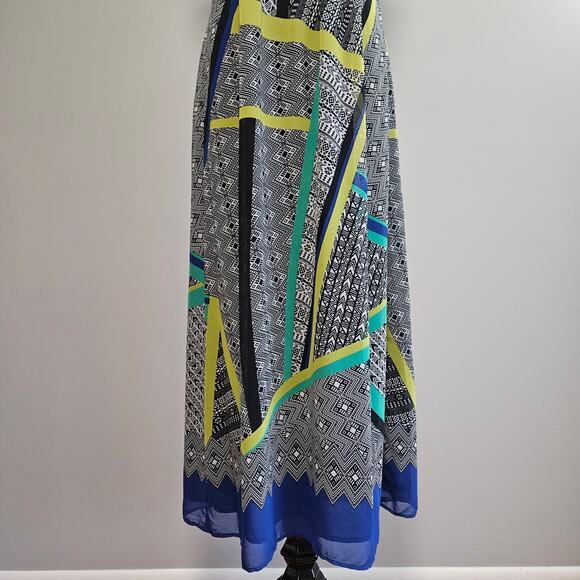 Promod‎ Halter Maxi Dress Size S Boho Smocked Festival Summer - Picture 3 of 11